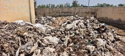 Fire Affected Sir Cotton Bales-Polyester Bales & other items